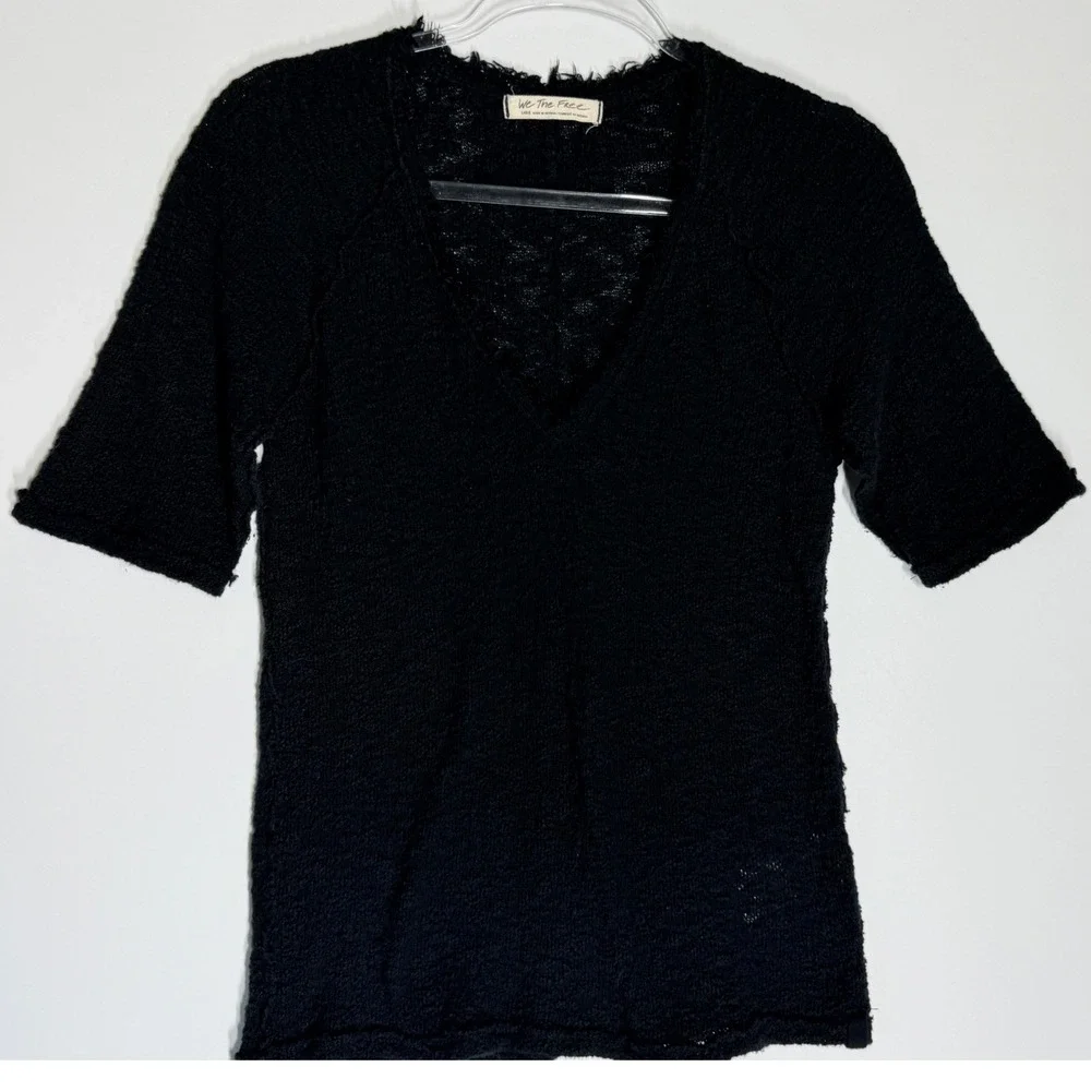 FREE PEOPLE We The Free Francis Tee Top, Large - Picture 3 of 9